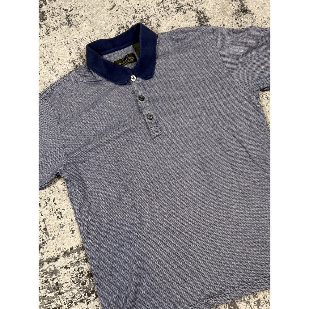 Orvis‎ Charles F Orvis Polo Mens Medium Blue Pima Cotton Peru